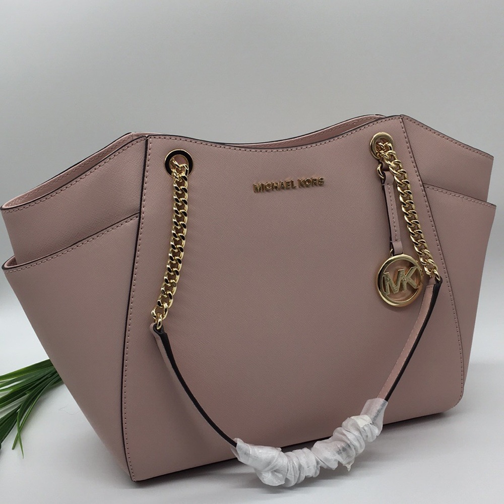 Michael Kors LG CHAIN SHLDR TOTE Powder Blush - Picture 4 of 8